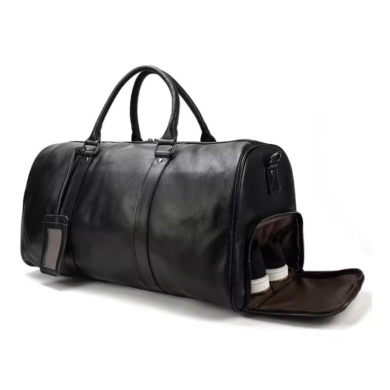 Svart weekendbag