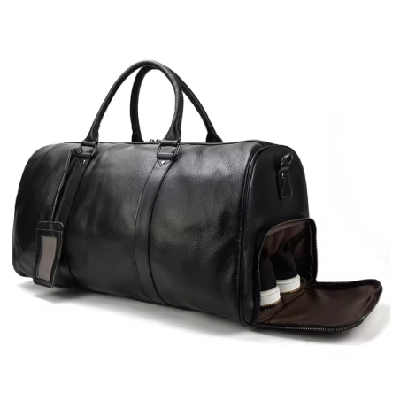 Svart weekendbag