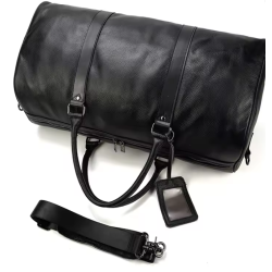 Svart weekendbag