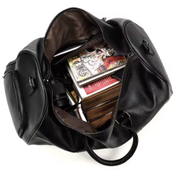 Svart weekendbag