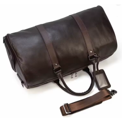 Brun weekendbag