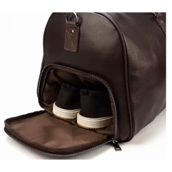 Brun weekendbag
