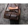 Brun weekendbag