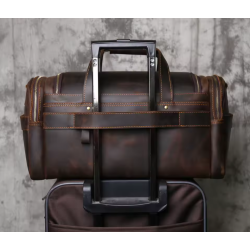 Brun weekendbag