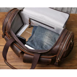 Brun weekendbag