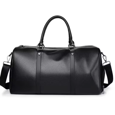 Svart weekendbag
