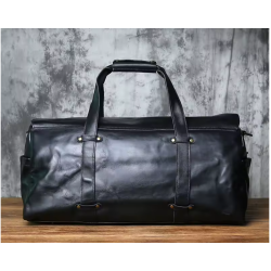 Svart weekendbag