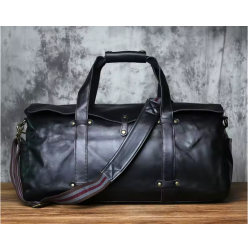 Svart weekendbag