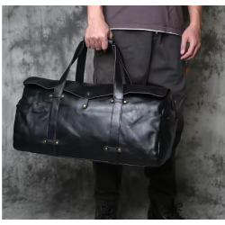 Svart weekendbag