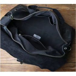 Svart weekendbag